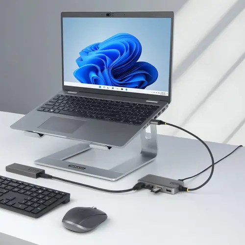 5G4AC-USB-A-HUB hub de interfaz USB 3.2 Gen 1 (3.1 Gen 1) Type-A 5000 Mbit/s Gris - Imagen 4