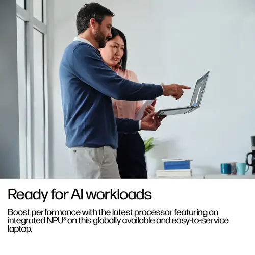 EliteBook 6 G1i 14 inch Notebook AI PC Wolf Pro Security Edition Intel Core Ultra 7 255U Portátil 35,6 cm (14") WUXGA 16 GB DDR5-SDRAM 512 GB SSD Wi-Fi 7 (802.11be) Windows 11 Pro Plata - Imagen 15