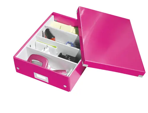 60580023 archivador organizador Polipropileno (PP) Rosa - Imagen 2