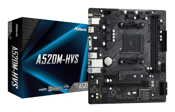 A520M-HVS AMD A520 Zócalo AM4 micro ATX