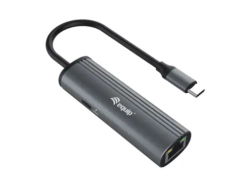 Adaptador USB-C a red Gigabit RJ45 + 100W USB PD - Imagen 1