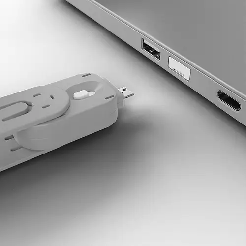 40454 bloqueador de puerto Bloqueador de puerto + clave USB tipo A Blanco Acrilonitrilo butadieno estireno (ABS) 5 pieza(s) - Imagen 4