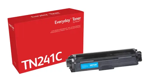 Everyday El tóner Everyday Cian de Xerox es compatible con Brother TN241C, Capacidad estándar - Imagen 1