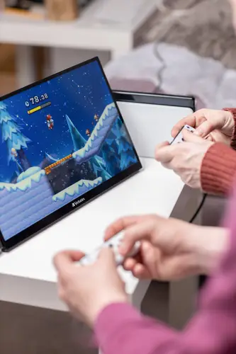 49592 pantalla para PC 39,6 cm (15.6") 1920 x 1080 Pixeles Full HD LCD Pantalla táctil Negro - Imagen 9