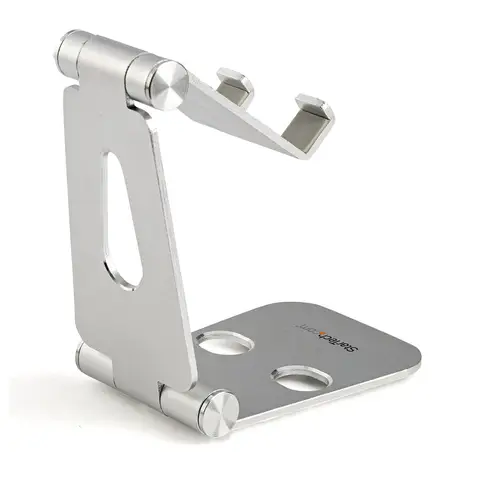 Base para Móvil y Tablet - Soporte Plegable Universal para Dispositivos Móviles - Base Plegable Ergonómica Portátil para Sobremesa, para Dispositivos de 4 a 13 Pulgadas - Imagen 2
