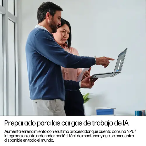 EliteBook 6 G1i 14 inch Notebook AI PC Wolf Pro Security Edition Intel Core Ultra 7 255U Portátil 35,6 cm (14") WUXGA 16 GB DDR5-SDRAM 512 GB SSD Wi-Fi 7 (802.11be) Windows 11 Pro Plata - Imagen 5