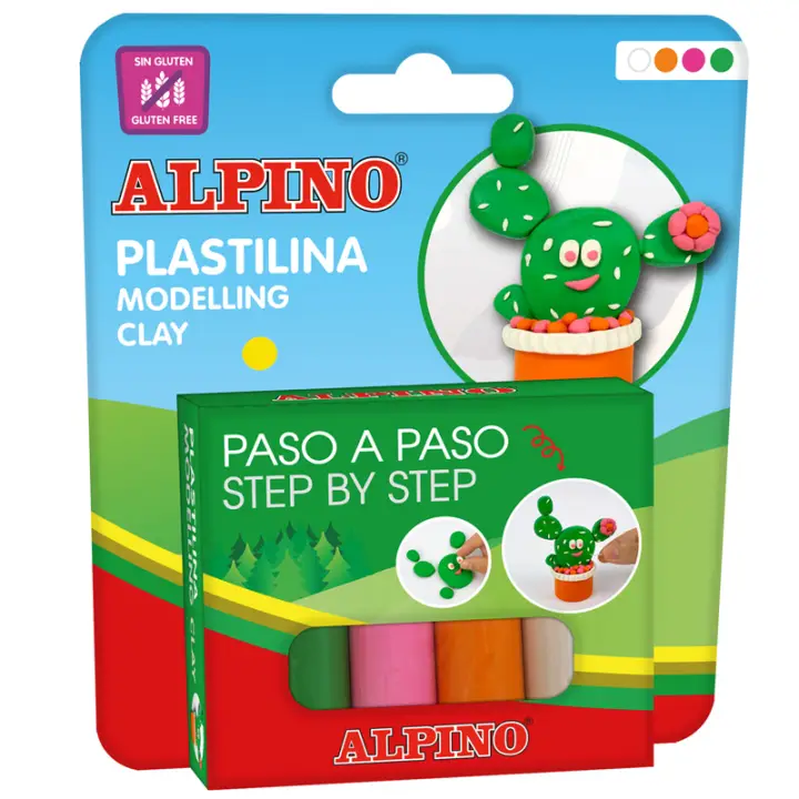 DP000021 compuesto para cerámica y modelaje Pasta de modelar Verde, Naranja, Rosa, Blanco