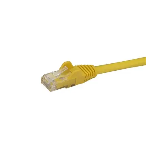 Cable de 1m Amarillo de Red Gigabit Cat6 Ethernet RJ45 sin Enganche - Snagless - Imagen 2