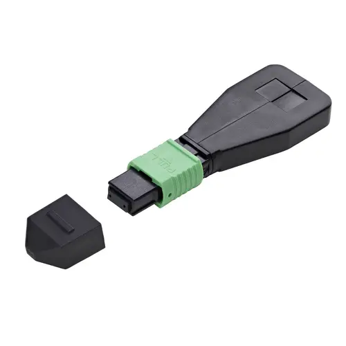 Adaptador Bucle Invertido MPO-8 Monomodo 9/125 MPO/MTP Hembra - Probador Bucle Invertido MPO/MTP Hembra - Probador de Conector MPO/MTP-APC de Fibra Óptica - Imagen 1