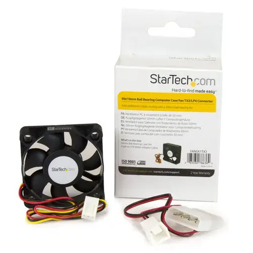 FAN5X1TX3 sistema de refrigeración para ordenador Carcasa del ordenador Ventilador 5 cm Negro - Imagen 2