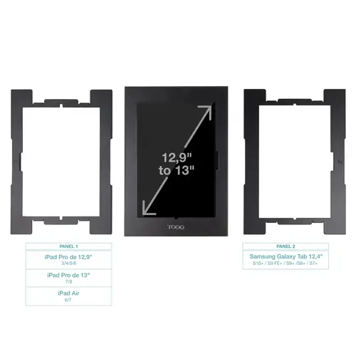 Marco Antirrobo para Tablets de 12,4 a 13, Negro - Imagen 3