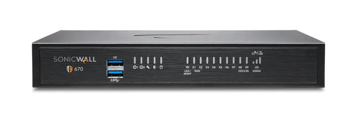 TZ670 cortafuegos (hardware) Escritorio 5 Gbit/s