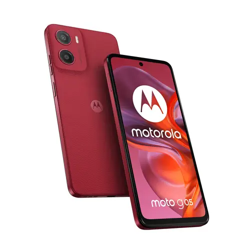 moto g05 16,9 cm (6.67") SIM doble Android 15 4G USB Tipo C 4 GB 128 GB 5200 mAh Rojo - Imagen 1