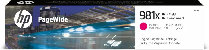 Cartucho magenta original PageWide 981X magenta de alto rendimiento
