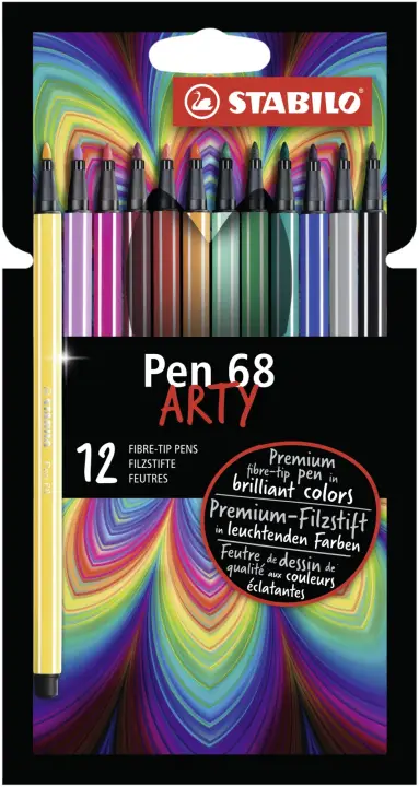 Pen 68 ARTY rotulador Multicolor 12 pieza(s)