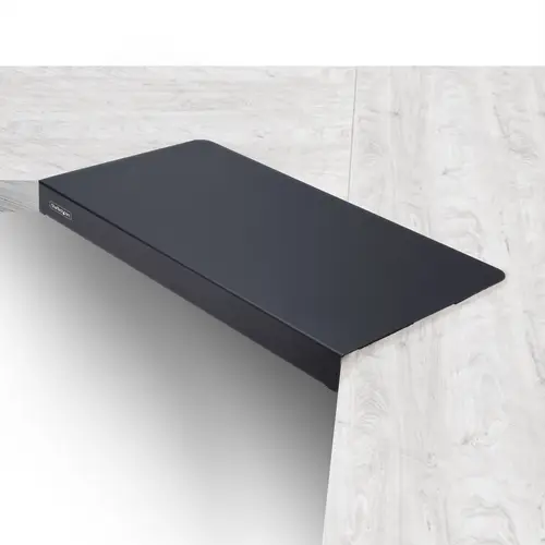 Superficie Manga de Acero para la Esquina de una Mesa o Escritorio de Esquina - 12,7-38,1mm de Grosor - Bandeja Extensora de Esquina de Escritorio o Mesa en L para Teclado - Imagen 1