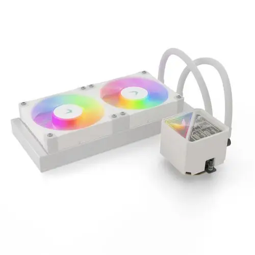 V240 Lite Procesador Sistema de refrigeración líquida todo en uno 24 cm Blanco