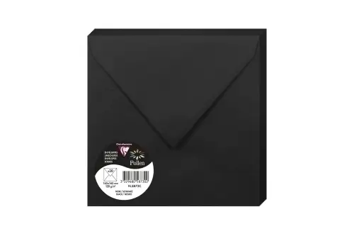 SOBRE CLAIREFONTAINE 165x165 NEGRO P/20