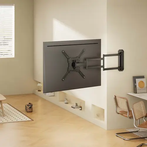 Soporte Eco Giratorio, Inclinable y Nivelable para Monitor/TV 35kg de 23"-65", Negro - Imagen 5