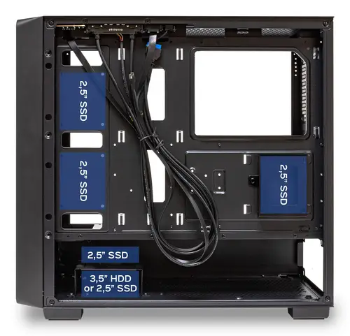 Caja ATX REVELAT Madeira Black - Imagen 6