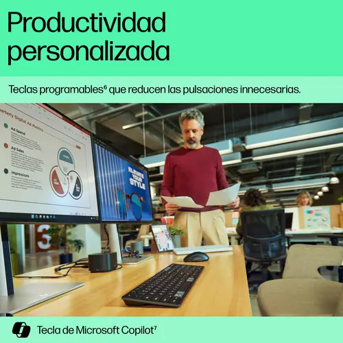 Teclado inalámbrico recargable multidispositivo 720 - Imagen 4