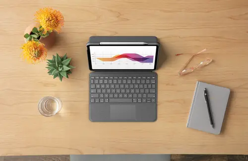 Folio Touch AZERTY Francés Smart Connector Gris - Imagen 10