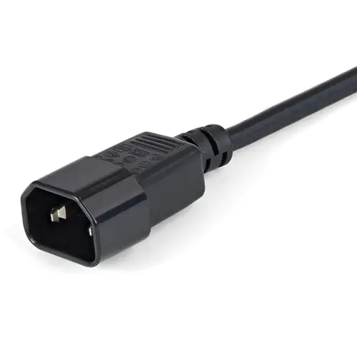 Cable de 1m de Extensión de Alimentación, C14 a C13, 10A 125V, 18AWG, Alargador de Cable de Corriente de Ordenador, IEC-320-C14 a IEC-320-C13, para Fuente de Alimentación, UL - Imagen 2
