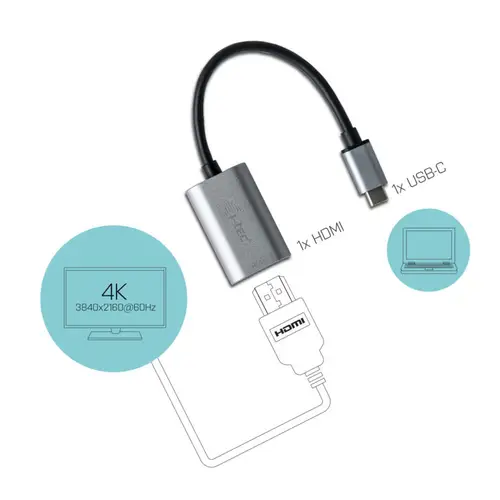 Metal USB-C HDMI Adapter 4K/60Hz - Imagen 4