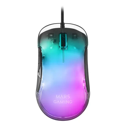 MMGLOW Ratón, Negro, One size - Imagen 1