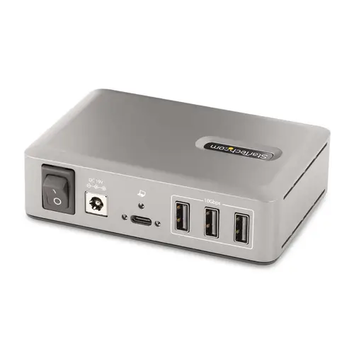 Hub Concentrador USB-C de 10 Puertos - 8x USB-A/2x USB-C - con Fuente de 65W - USB 3.1 10Gbps - Ladrón USB Tipo C con Certificación USB-IF - Multiplicador USB C - Imagen 2