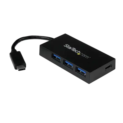 Concentrador USB 3.0 (5Gbps) de 4 Puertos - USB-C a 1x USB-C y 3x USB-A - Imagen 1