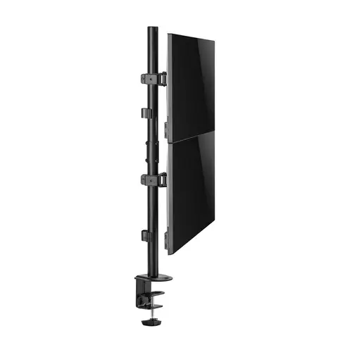 Soporte de mesa eco giratorio e inclinable para 2 Monitor/TV 9kg de 17-32, Negro - Imagen 3