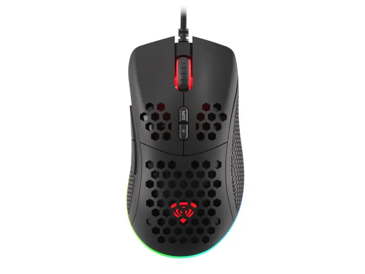 Krypton 555 ratón Juego mano derecha USB tipo A Óptico 8000 DPI