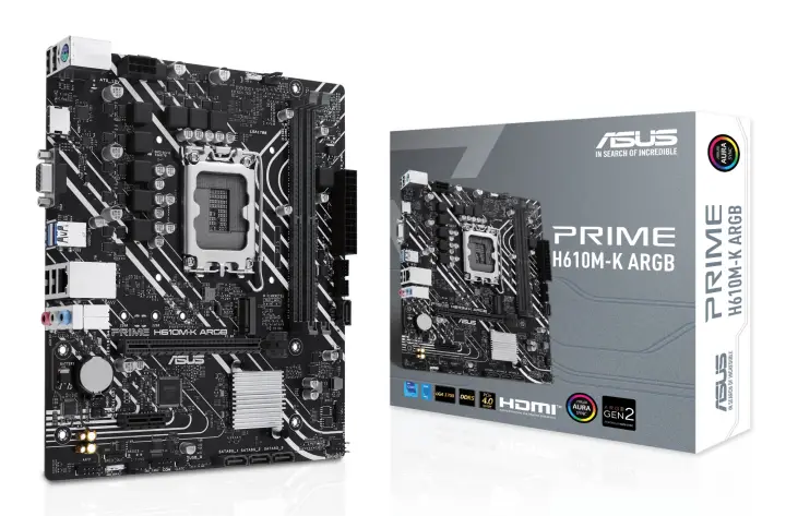 PRIME H610M-K ARGB Intel H610 LGA 1700 micro ATX