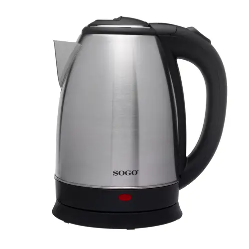 KET-SS-5790-SS tetera eléctrica 1,8 L 1500 W Negro, Acero inoxidable - Imagen 2