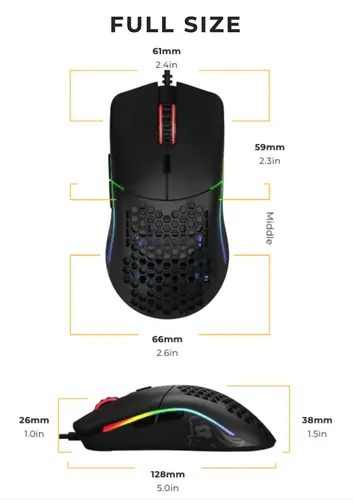 Model O ratón Juego mano derecha USB tipo A Óptico 12000 DPI - Imagen 8