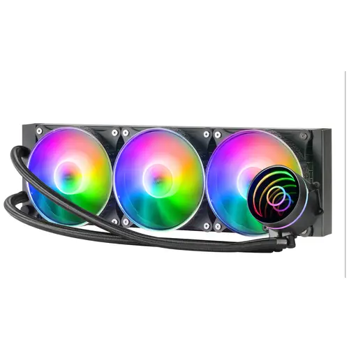 ML-ONE360, Refrigeración Líquida CPU, TDP 550 W, Espejo Infinito, 3 Ventiladores FRGB Silenciosos, Multisocket Universal, Negro - Imagen 3
