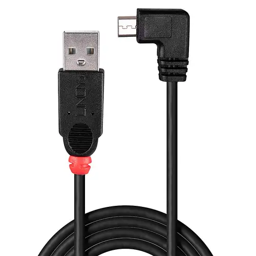 31977 cable USB USB 2.0 2 m USB A Micro-USB B Negro - Imagen 2