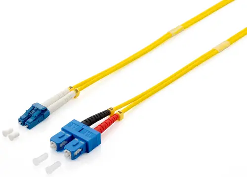 254331 Cable de fibra óptica e InfiniBand 1 m LC SC Amarillo - Imagen 1