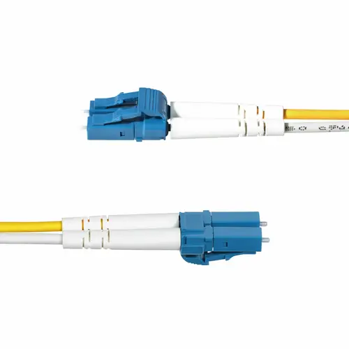 Cable de Fibra Óptica Dúplex LC a LC (UPC) OS2 Monomodo de 2m - 9/125µm - 100G - Resistente a Dobleces - Low Insertion Loss - Cable LSZH - Cable de Parcheo de Fibra - Imagen 3