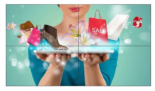 Signage Solutions X-Line Videowa Pantalla plana para señalización digital 139,7 cm (55") LED 500 cd / m² Full HD Negro - Imagen 1