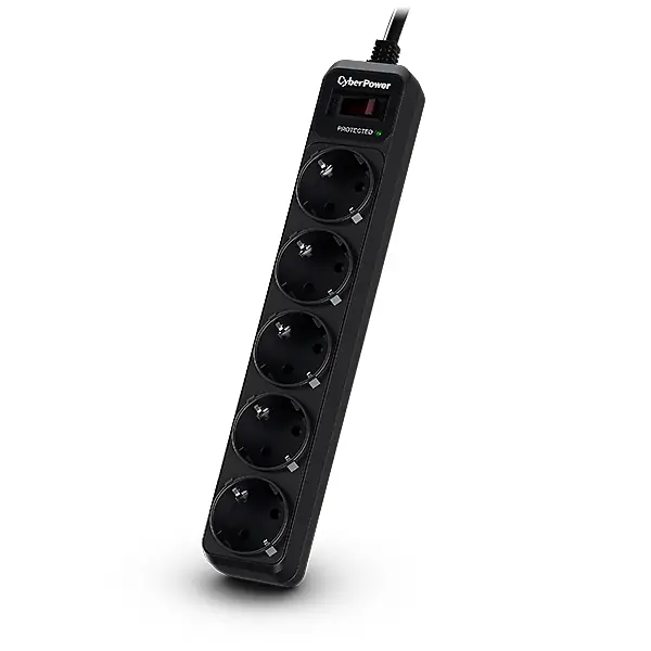 B0520SC0-DE limitador de tensión Negro 5 salidas AC 200 - 250 V 1,8 m