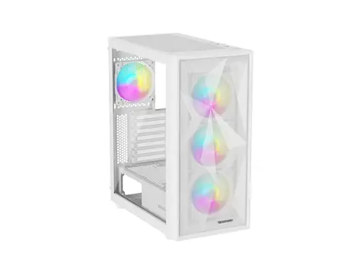 Diaxid 605 ARGB Midi Tower Blanco - Imagen 5
