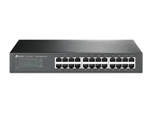 TL-SG1024D No administrado Gigabit Ethernet (10/100/1000) Gris - Imagen 1