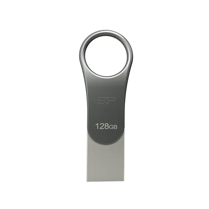 Mobile C80 unidad flash USB 128 GB USB Type-A / USB Type-C 3.2 Gen 1 (3.1 Gen 1) Titanio - Imagen 1