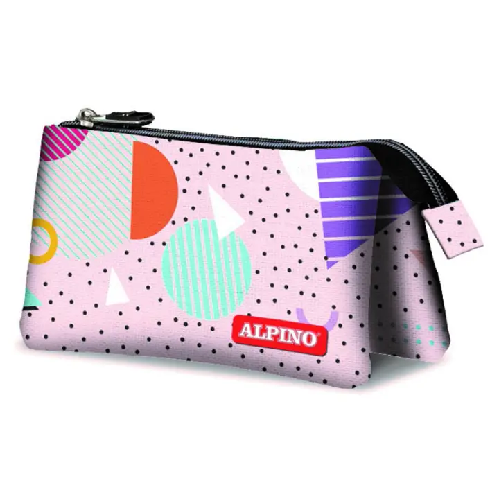 UA000162 caja de lápices Estuche suave Negro, Naranja, Rosa, Pú..
