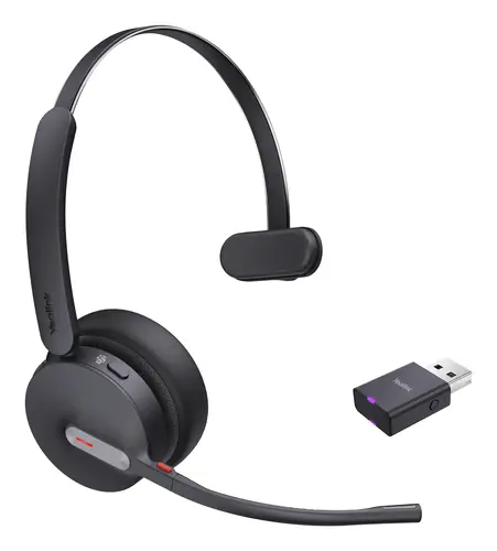 WH64 Hybrid Mono Teams Auriculares Inalámbrico Diadema Oficina/Centro de llamadas MicroUSB Bluetooth Negro - Imagen 1