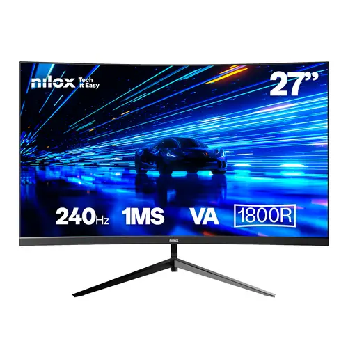 MONITOR 27 CURVO 240HZ VA HDMI Y DP pantalla para PC 68,6 cm (27") 1920 x 1080 Pixeles Full HD LCD - Imagen 1