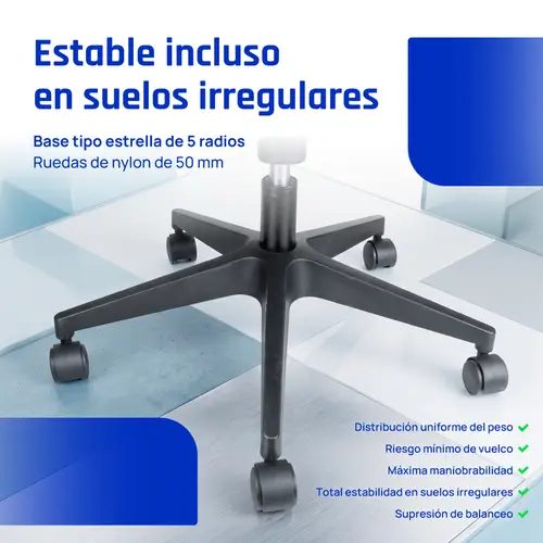 EN1335 Asiento acolchado Respaldo de malla - Imagen 13