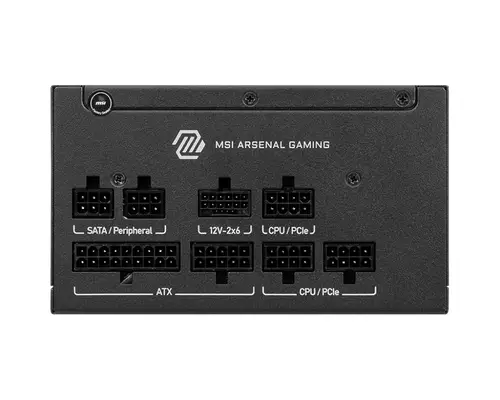 MAG A650GLS PCIE5 unidad de fuente de alimentación 650 W 24-pin ATX ATX Negro - Imagen 2